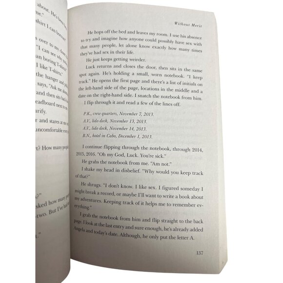 Without Merit By Colleen Hoover Paperback Novel New Unread - Picture 3 of 3